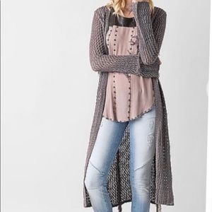 BKE | Fringe Cardigan Sweater